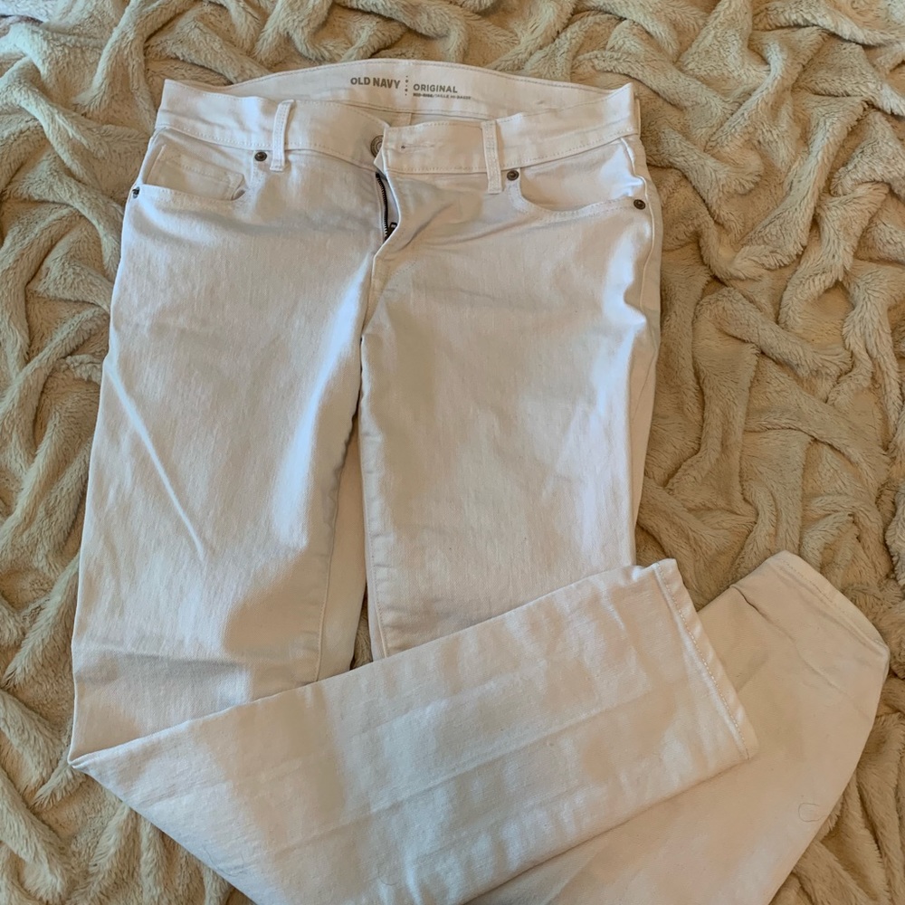 white old navy jeans